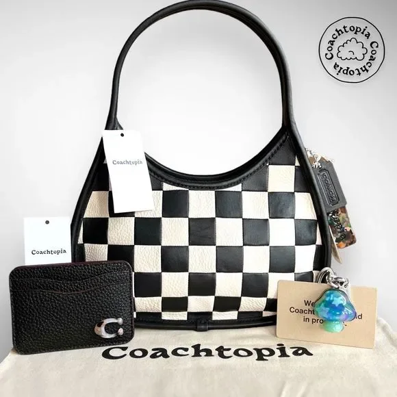 🚫SOLD🚫 Coachtopia Ergo Upcrafted Set: Shoulder Bag, Card Case, ‘Shroom Charm - Picture 4 of 17